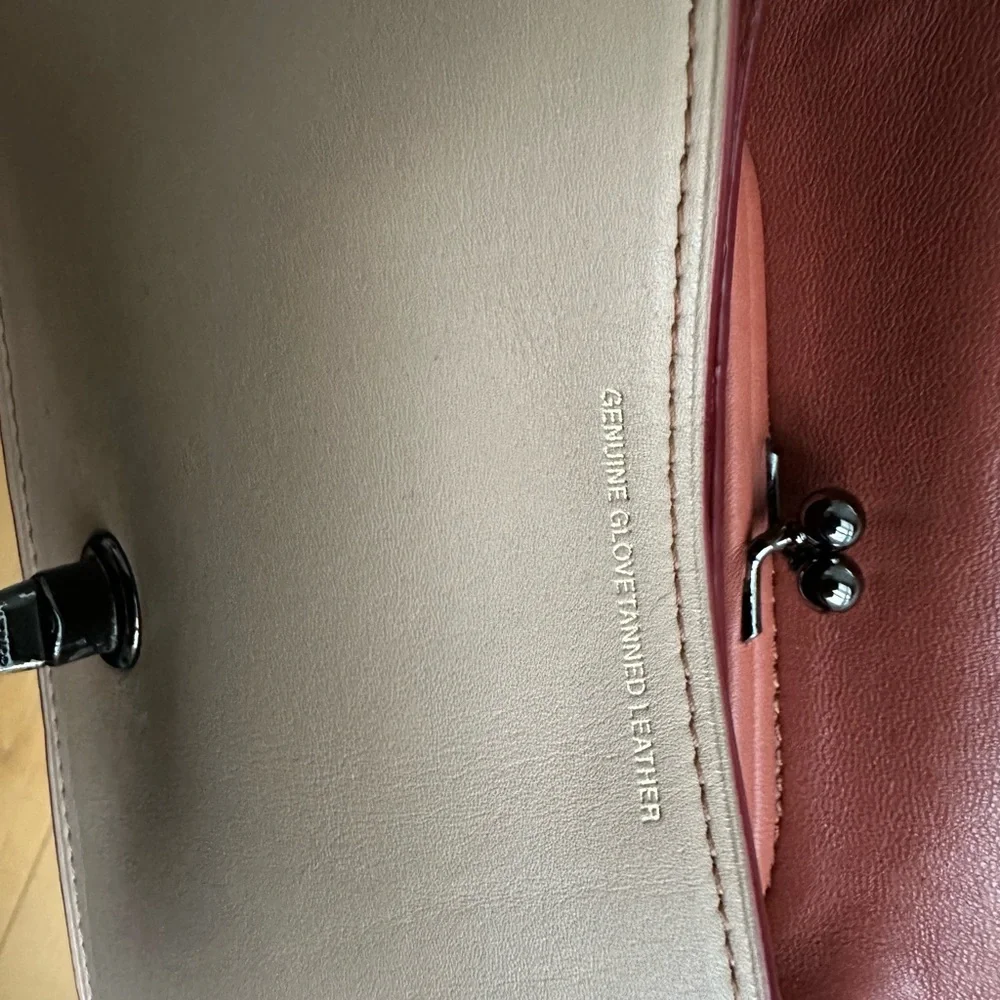 Coach 1941 Dinky Tan/Beige Leather Shoulder Bag - Picture 7 of 10